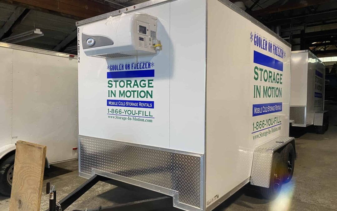 2021 USED Govi 7′ x 12′ Standard Cooler or Freezer Trailer