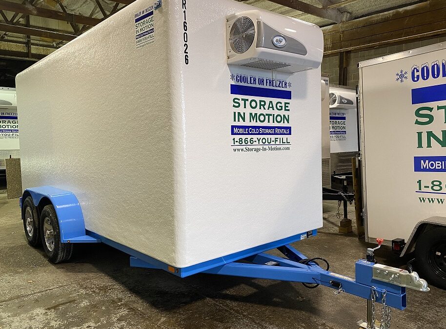 2021 USED Govi 6′ x 16′ Fiberglass Cooler or Freezer Trailer