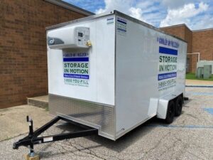 Used Refrigerated Trailers For Sale 7 7 x 16 Storage In Motion Refrigerated Trailer