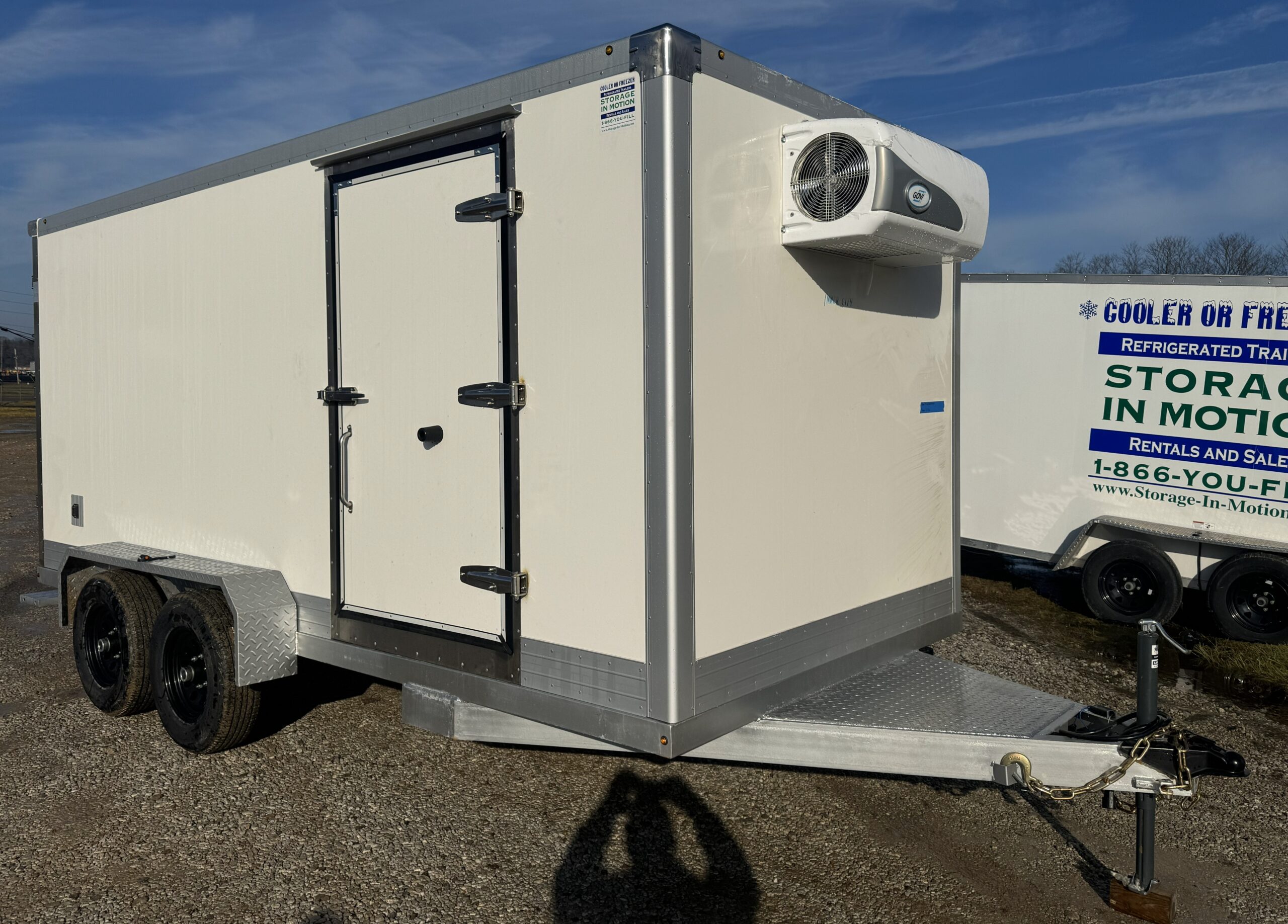 2026 New Govi 7 x 16 Seamless Cooler or Freezer Trailer